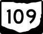 State Route 109 marker