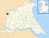 Catton, East Riding of Yorkshire UK parish locator map.svg