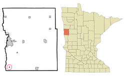 Location of Comstock, Minnesota