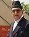 The Prime Minister of Nepal, Shri Girija Prasad Koirala being seen off by the Union Minister of Water Resources, Prof. Saif-ud-din Soz at Indira Gandhi International Airport in New Delhi on April 06, 2007 (cropped).jpg