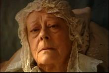 Sylvia Coleridge (1909 – 1986) playing Mrs. Salt, owneress of the Salt Line, in the episode "The Gamble" in the series "The Onedin Line".png