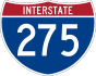 Interstate 275 marker