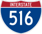Interstate 516 marker