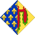 Coat of Arms of Jeanne of Auvergne.svg