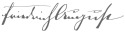 Frederick Augustus III's signature