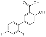 Diflunisal structure.svg