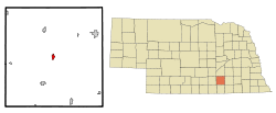 Location of Clay Center, Nebraska