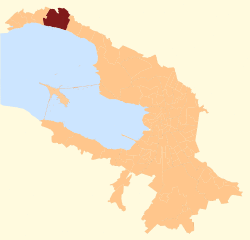 Location of Zelenogorsk in Saint Petersburg