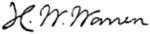 Signature of Henry White Warren.png
