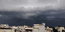 Thunderstorm approaching Faisalabad
