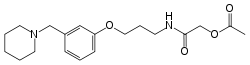 Roxatidine acetate.svg