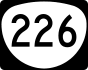 Oregon Route 226 marker