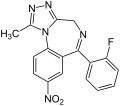 Flunitrazolam Structural Formula V.1.svg