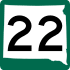 Highway 22 marker