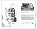 Aerial View of Block 1 Fountain, view to southeast, and Perspective view of Block 1 Fountain, view to the northwest - Skyline Park, 1500-1800 Arapaho Street, Denver, Denver HALS CO-1 (sheet 6 of 11).tif