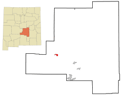 Location of Carrizozo, New Mexico