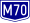 M70 (Hu) Otszogletu kek tabla.svg