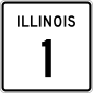 Illinois state route marker