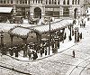 The Pioneer Square Pergola with the Pioneer Building behind.
