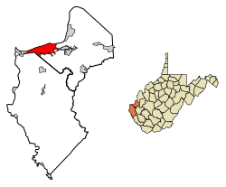 Location within Cabell and Wayne County