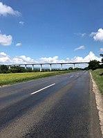 Main road under the Kőröshegy Viaduct.jpg