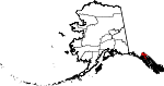 State map highlighting Haines Borough