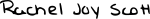 Rachel Joy Scott's signature.svg