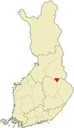 Location of Valtimo in Finland