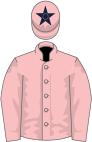 Pink, pink sleeves, pink cap, dark blue star