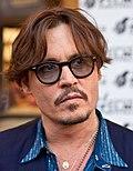 Johnny Depp at a film premiere.