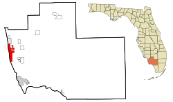 Location in Collier County and the state of Florida
