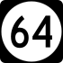 Route 64 marker