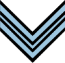 Insignia of a draftee Hellenic air force sergeant.