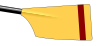 Wolfson College Boat Club Rowing Blade.svg