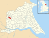 Thornton, East Riding of Yorkshire UK parish locator map.svg