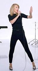 Swift in a black turtleneck