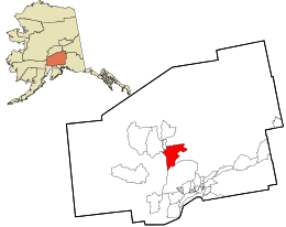 Location in Matanuska-Susitna Borough and the state of Alaska.