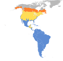 Tringa melanoleuca map.svg