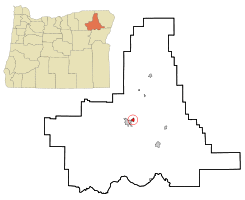 Location in Oregon