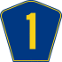 Puerto Rico Secondary Highway 1 marker