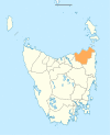 Dorset LGA Tasmania locator map.svg