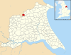 Fridaythorpe UK parish locator map.svg
