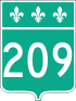 Route 209 shield