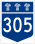 Highway 305 shield