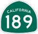 State Route 189 marker