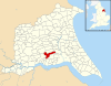 Rowley, East Riding of Yorkshire UK parish locator map.svg