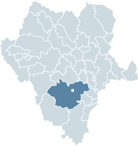 Location of Durango within the State