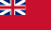 Red flag with Union Jack covering the upper left quadrant