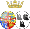 Armes d alliance de Lois comtesse de Rosenborg.svg