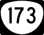 Oregon Route 173 marker